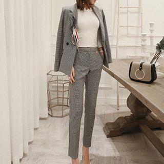 Set: Button Blazer + Dress Pants