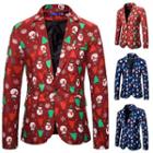 Single-breasted Patterned Blazer