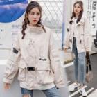 Printed Buckled Utility Jacket