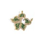 Fashion Creative Plated Gold Enamel Flower Goddess Brooch With Cubic Zirconia Golden - One Size