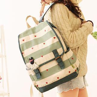 Heart Print Backpack
