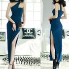 Slit-side Maxi Dress