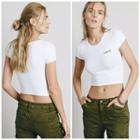 Sports Short-sleeve Cropped T-shirt