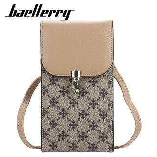 Faux Leather Vertical Wallet Almond - One Size