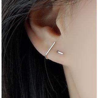 S925 Silver Irregular Stud Earring