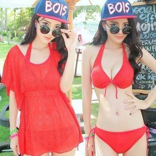 Set: Lace Bikini + Cover-up