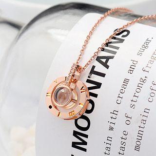 Circle / Eye Pendant Necklace