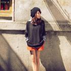 Dolman-sleeve Sweater