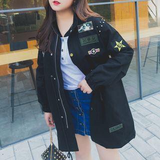 Patched Long Jacket
