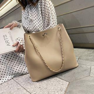 Chained Handle Carryall Bag