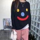 Smiley Jacquard Sweater