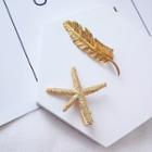 Metal Starfish / Leaf Hair Clip