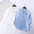 Fleece-lined Button Detail Shirt