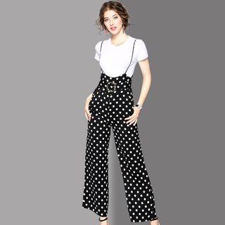 Set: T-shirt + Dotted Jumper Pants