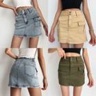 Mini Pencil Cargo Skirt