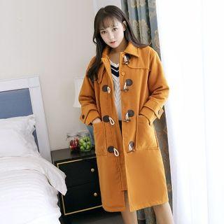 Butterfly Print Padded Coat