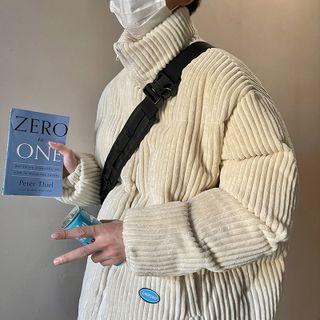 Ribbed Padded Zip Jacket
