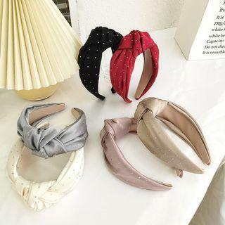 Bow Plain Fabric Headband