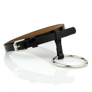 Hoop Detail Slim Belt
