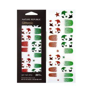 Nature Republic - Glitterpia Gel Nail Strip (6 Types) Star Crush