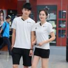 Couple Matching Set: V-neck Short-sleeve T-shirt + Shorts