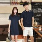 Couple Matching Short-sleeve Polo Shirt / Shorts / Short-sleeve Polo Dress