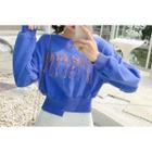 Long-sleeve Asymmetric Sweatshirt