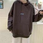 Long-sleeve Embroidered Oversize Hoodie