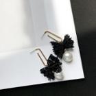 Lace Beaded Drop Earrings