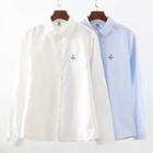 Snowmen Embroidered Shirt