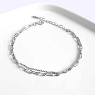Layered Necklace Bracelet - One Size