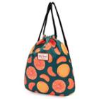 Fruit Print Drawstring Backpack