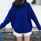 Boxy Sweater Blue - One Size