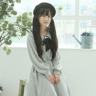 Sailor-collar Pullover Dress (no Ribbon)