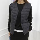 Two-way Duck Down Padded Vest With Pouch