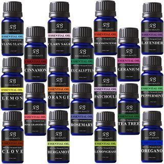 Set Of 18: Aromatherapy Top 18 Essential Oil Set 18pcs X 5ml (0.17 Fl Oz)