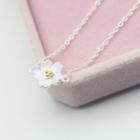 Cherry Blossom 925 Sterling Silver Bracelet White + Silver - One Size
