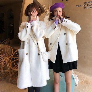 Double-breasted Coat / Crossbody Bag