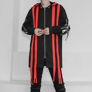 Printed Jacket With Red Zip