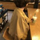 Buttoned Trench Jacket Khaki - One Size