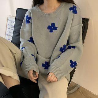 Cross Jacquard Sweater