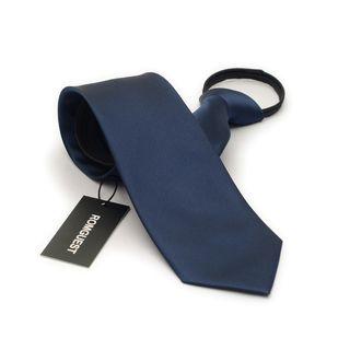 Pre-tied Neck Tie (8cm) Navy Blue - One Size