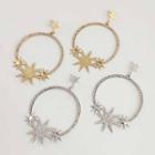 Alloy Star Hoop Earring