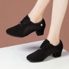 Chunky-heel Lace-up Shoes (various Designs)