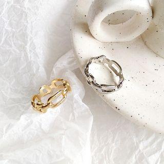 Alloy Hoop Link Ring