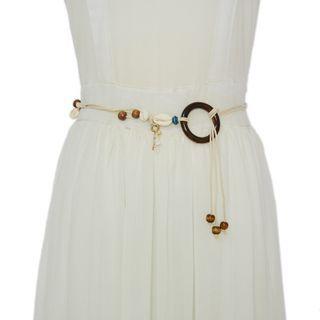 Round Buckled String Belt
