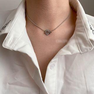 Alloy Flower Choker