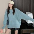 Plain Sweater Ash Blue - One Size