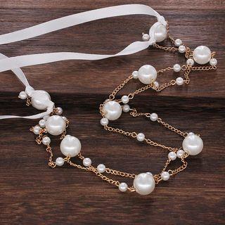 Wedding Faux Pearl Headpiece Headpiece - One Size