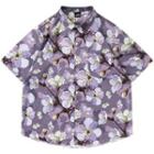 Short Sleeve Cherry Blossom Print Shirt